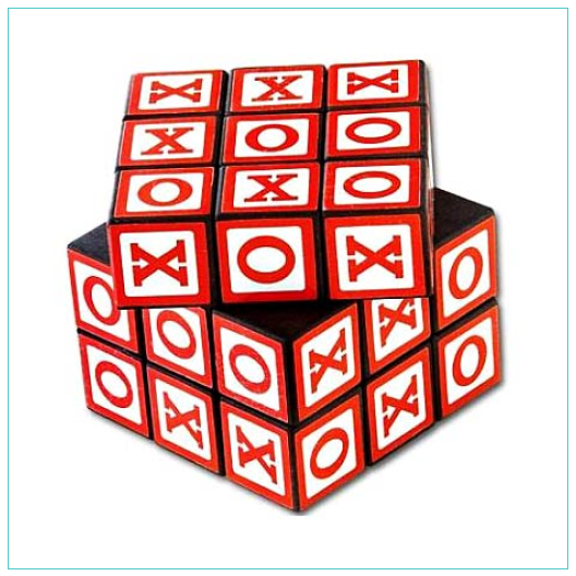 Rubik Cube Tic-Tac-Toe