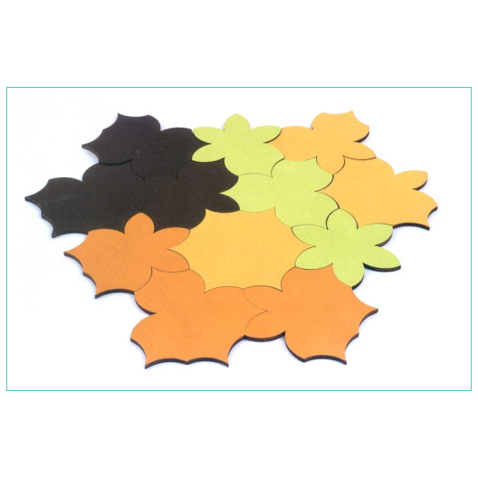 Leaves Coaster Puzzle