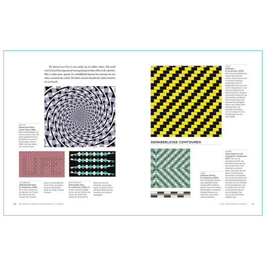 Optische Illusies visuele misleidig van het brein